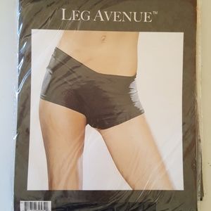 Black Seamless Boyshorts Leg Avenue